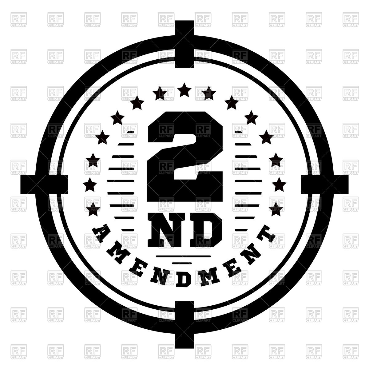 Second Amendment Icon Vector Image Of Icons And Emblems 1200x1200 Second Amendment Icon Vector Image Of Icons And Emblems