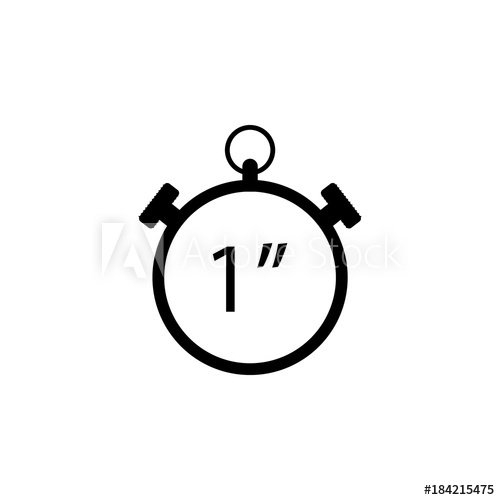 Stopwatch Vector Icon, Second The Sign Of Wn Premium 500x500 Stopwatch Vector Icon, Second The Sign Of Wn Premium