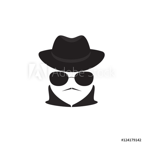 500x500 Avatar Man In A Hat And Sunglasses Secret Agent Icon Mafioso