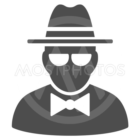 563x563 Secret Agent Vector Icon