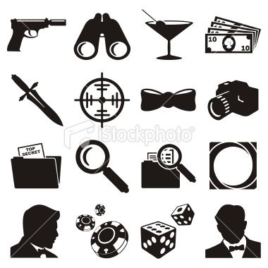 380x380 Set Of Secret Agentspy Icons Illustrations Vector Art, Icon
