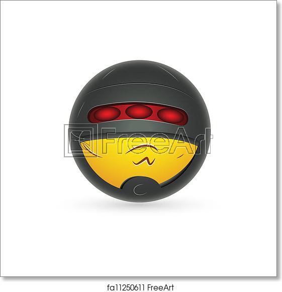 561x581 Free Art Print Of Secret Smiley Agent Icon Creative Abstract