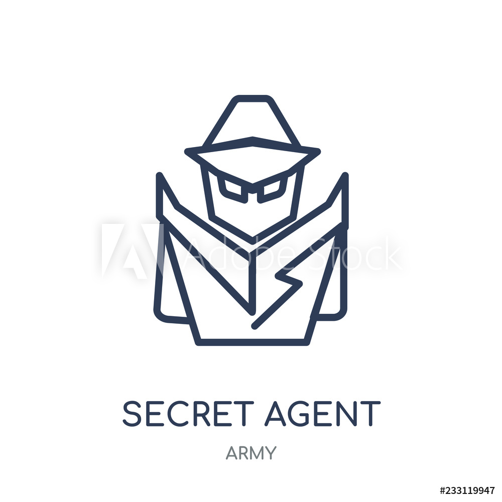 1000x1000 Poster, Foto Secret Agent Icon