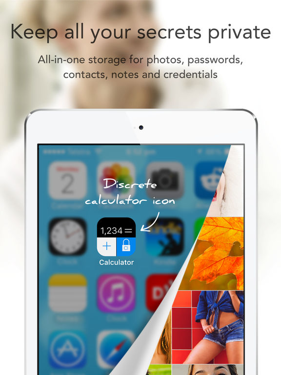 576x768 Secret Calculator Vault, Private Video Photo Vault