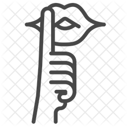 256x256 Secret Icon Of Line Style