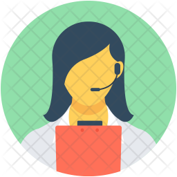 256x256 Secretary Icon Of Flat Style