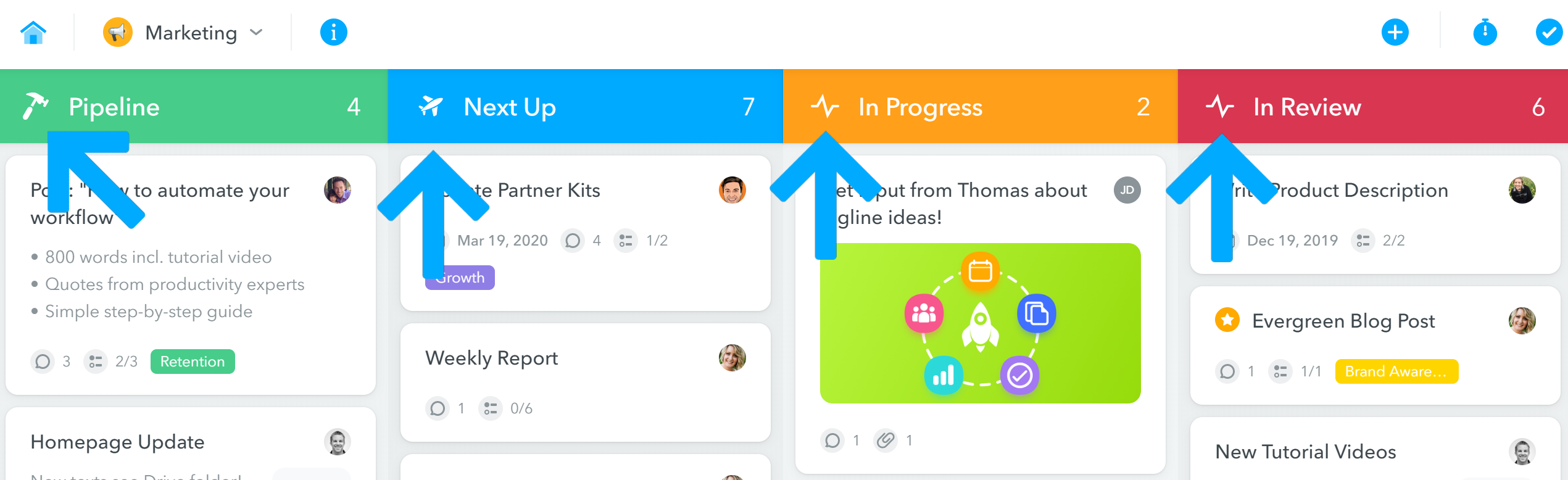 2541x778 Work With Project Sections Meistertask Help