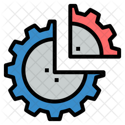 256x256 Sector Icon Of Colored Outline Style
