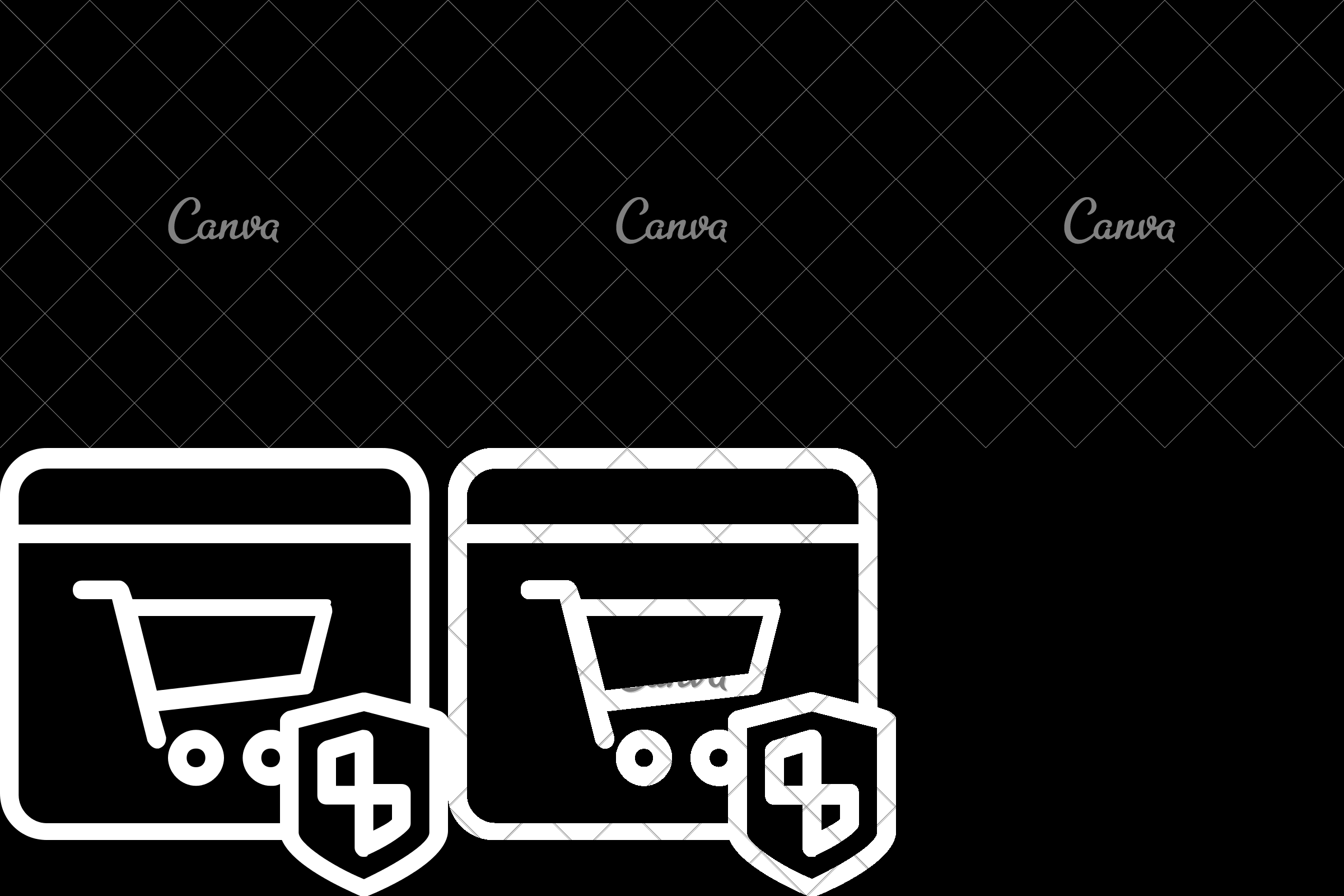 2400x1600 Secure Shopping Icon