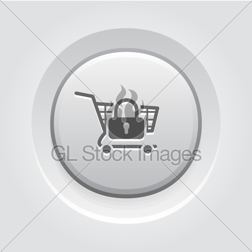 500x500 Secure Shopping Icon Gl Stock Images