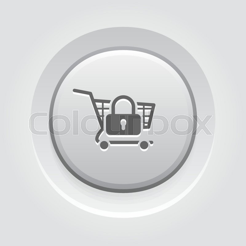 800x800 Secure Shopping Icon Business Stock Vector Colourbox