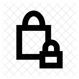 256x256 Secure Shopping Icon Of Line Style