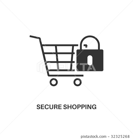 450x468 Secure Shopping Icon