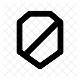 256x256 Police Badge Icon Of Line Style