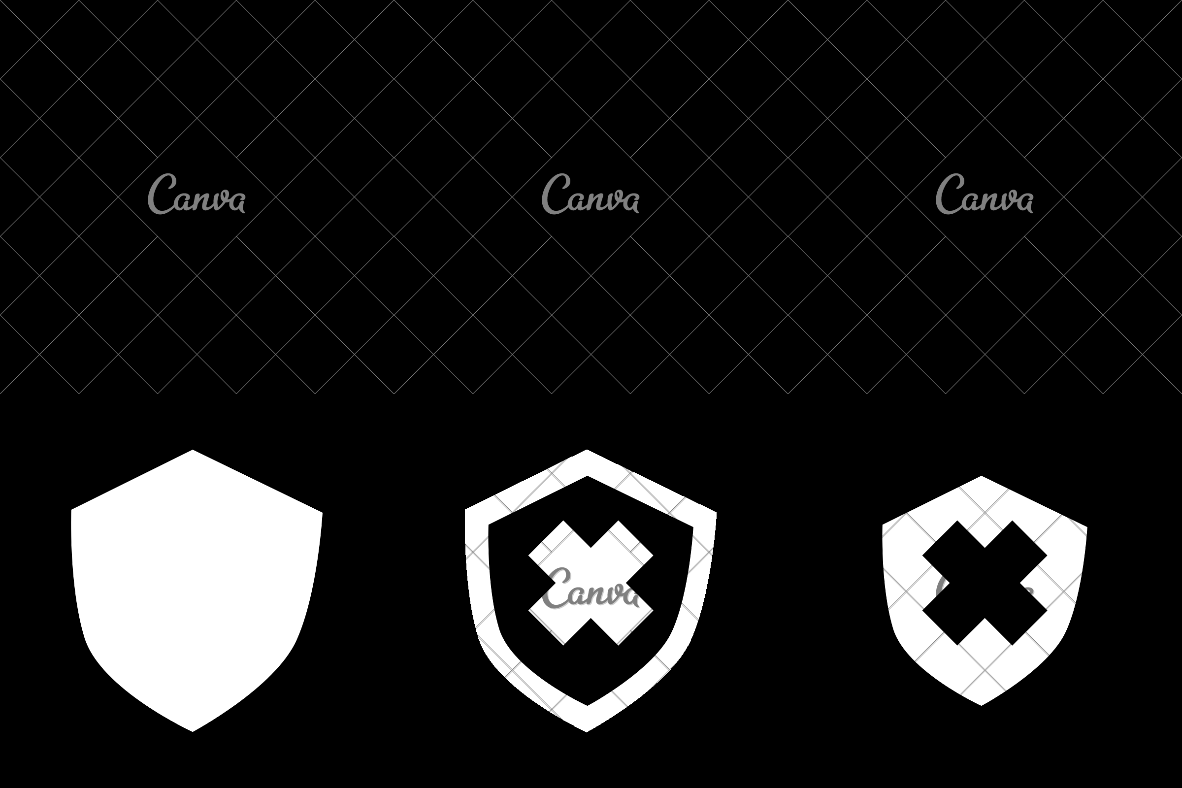 2400x1600 Security Badge Cross Icon