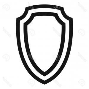 300x300 Shield Protection Insignia Security Badge Icon Vector Createmepink