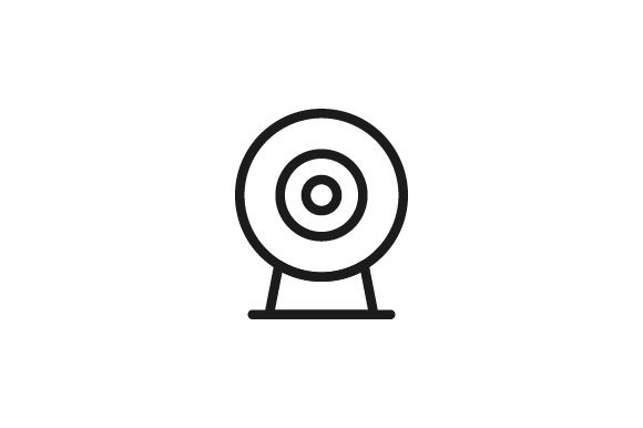 580x386 Security Camera Icon Graphic
