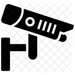 256x256 Cctv Security Camera Icon Of Glyph Style