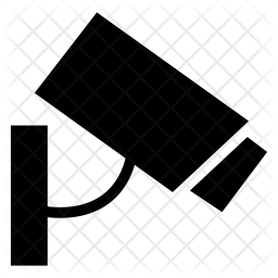 256x256 Cctv Camera Icon Of Glyph Style