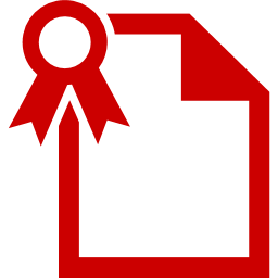 256x256 Vector Certificate Png
