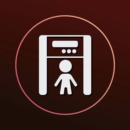 416x416 Security Gate Icon Stock Vectors