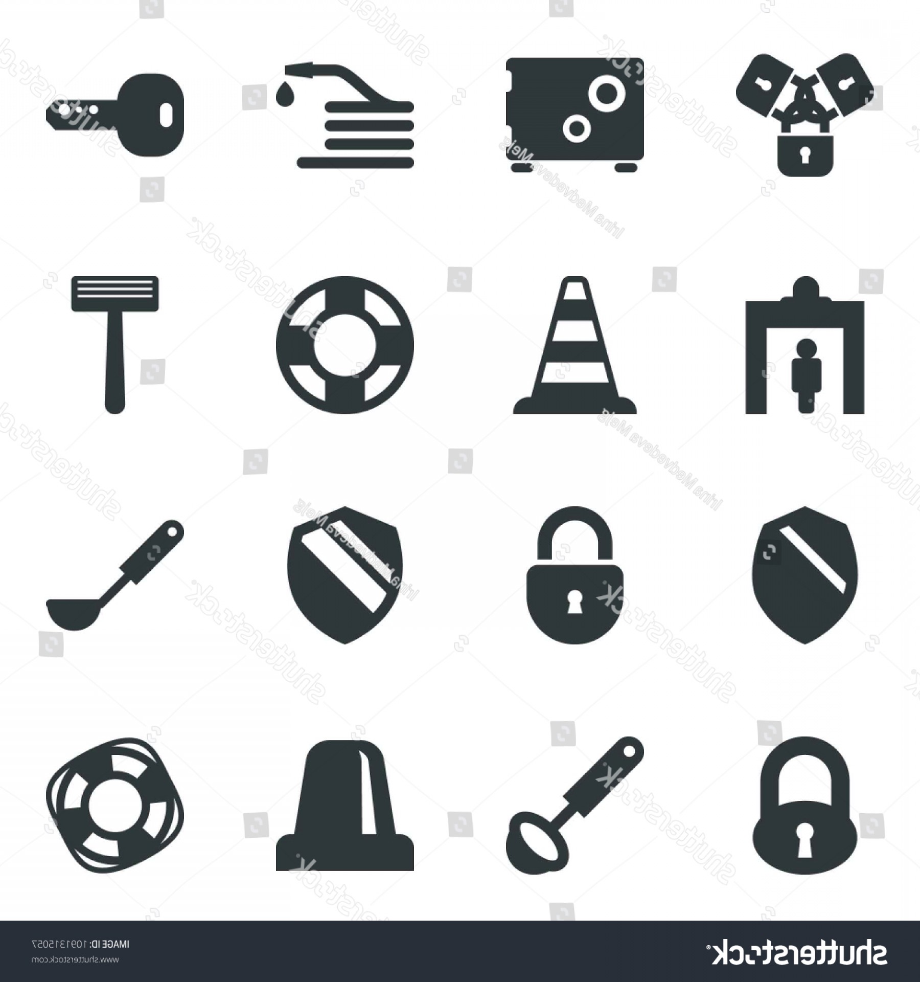 1800x1920 Black Vector Icon Set Security Gate Soidergi