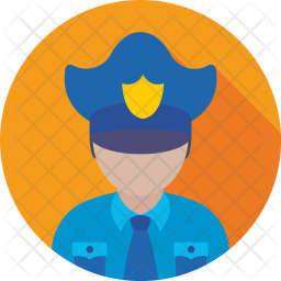 256x256 Security Guard Icon Of Flat Style