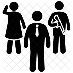 256x256 Security Guard Icon Of Glyph Style