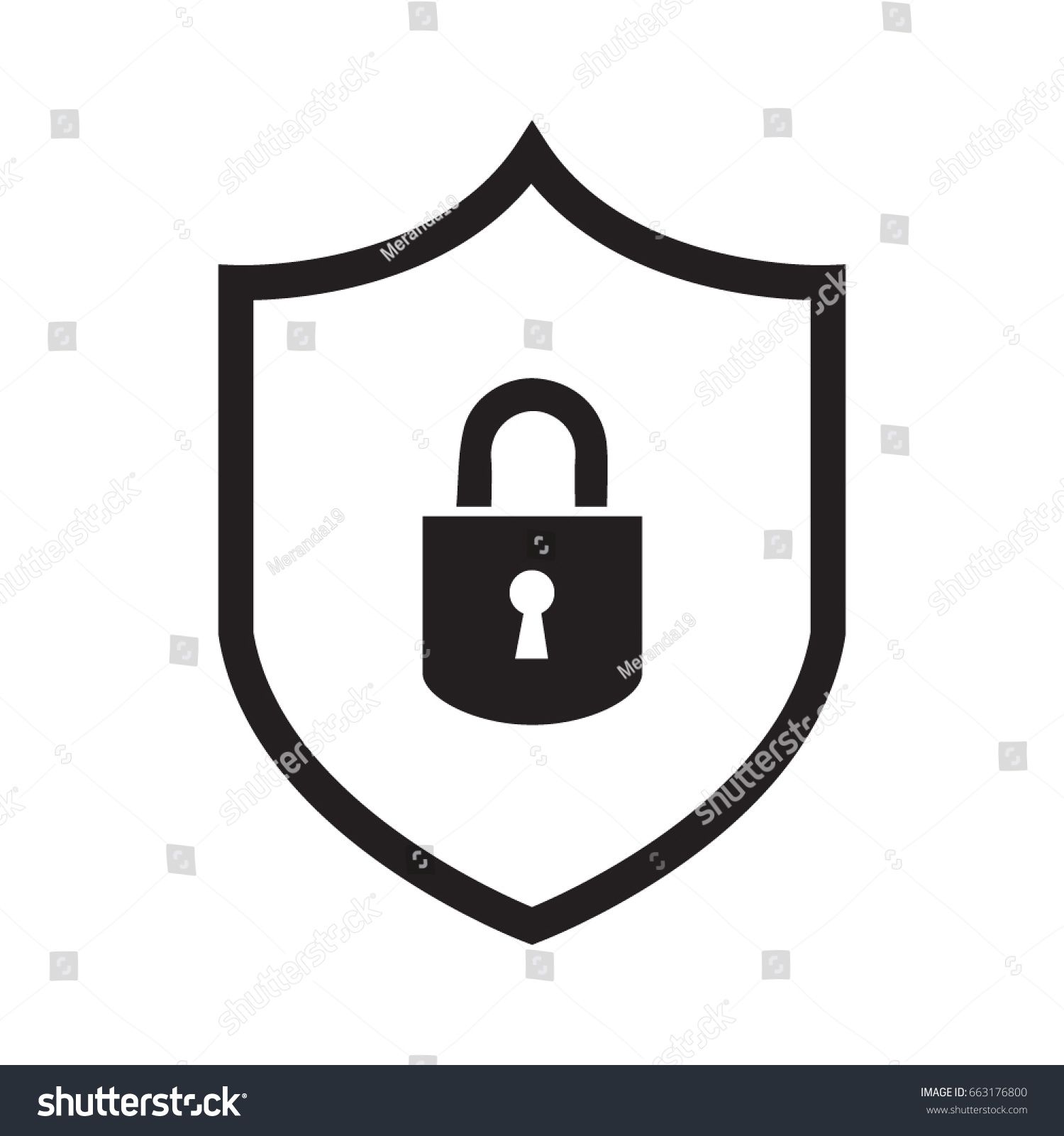 1500x1600 Abstract Security Vector Icon Illustration Isolated On White