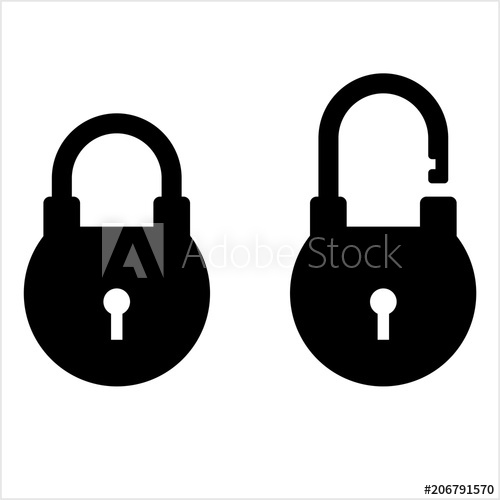 500x500 Lock Icon, Security Lock