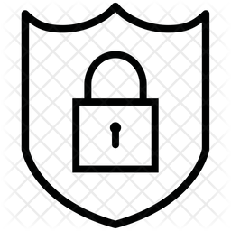 256x256 Security Lock Icon Of Line Style