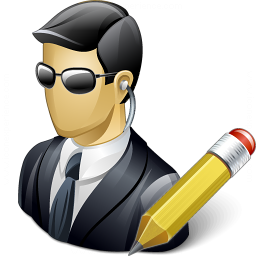 256x256 Iconexperience V Collection Security Agent Edit Icon