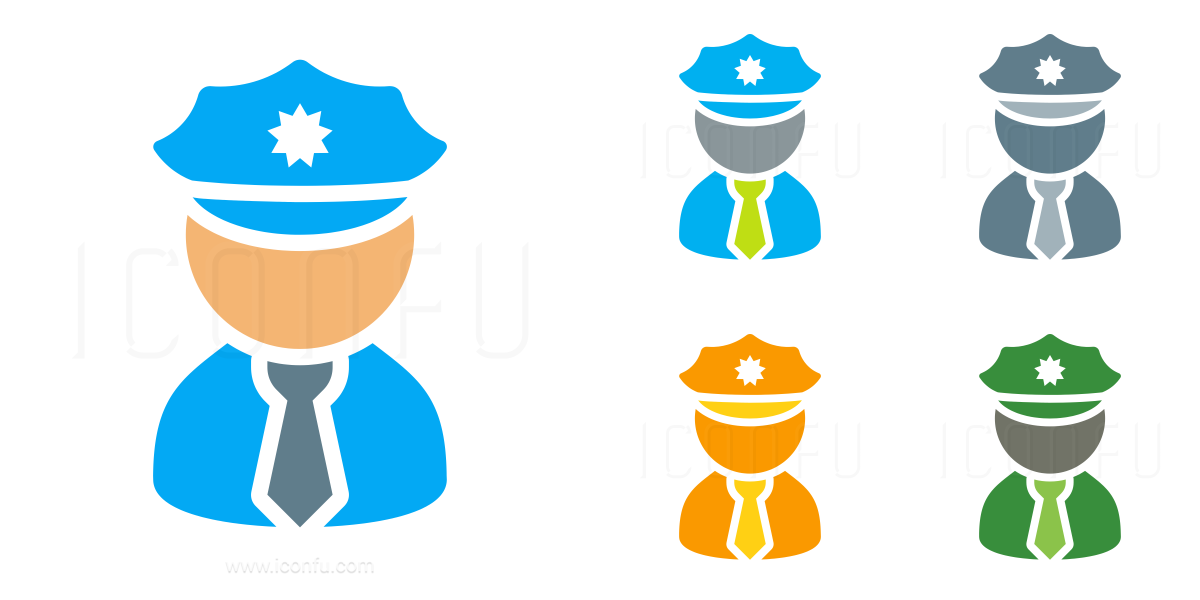 1200x600 Policeman Icon