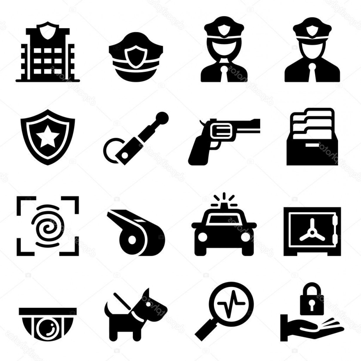 1228x1228 Vector Security Officer Savoyuptown