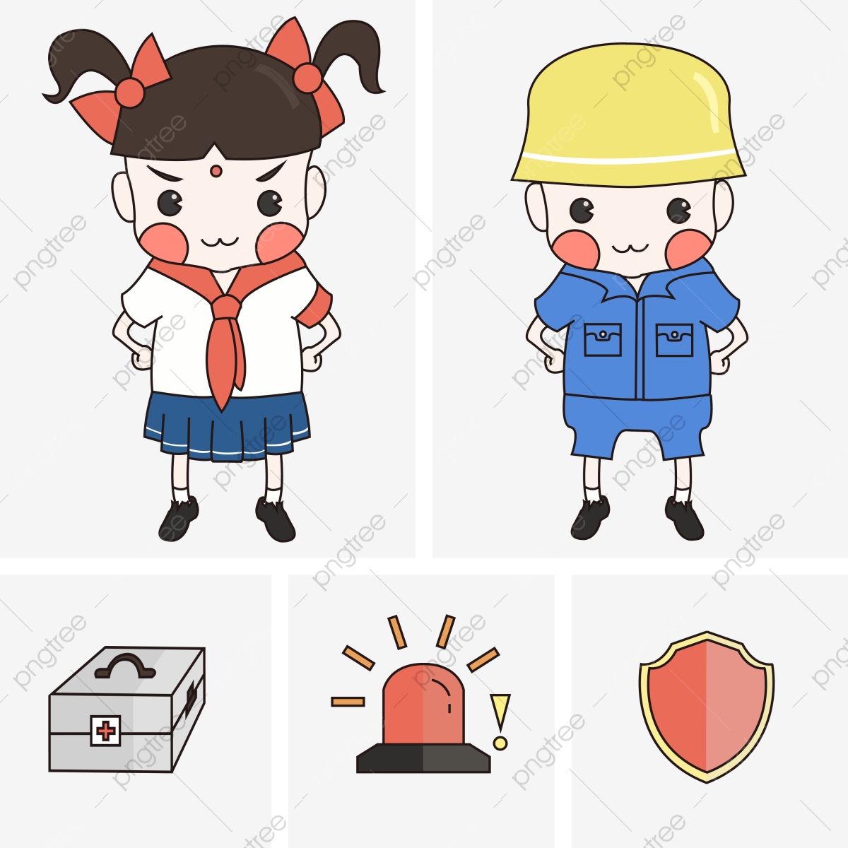 1200x1200 Child Safety Education Safety Education Campus Color Simple