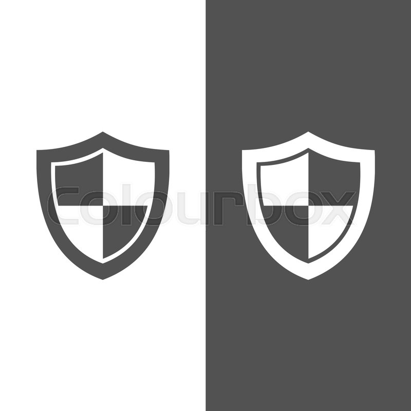 High Security Shield Icon On Black And Stock Vector Colourbox 800x800 High Security Shield Icon On Black And Stock Vector Colourbox