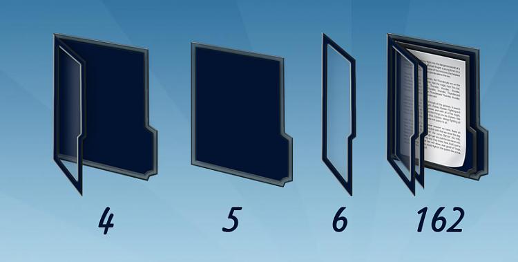 750x379 See Through Folder Icon Set