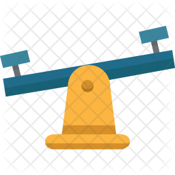 Seesaw Icon Of Flat Style 256x256 Seesaw Icon Of Flat Style