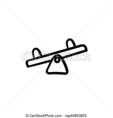 Seesaw Sketch Icon Seesaw Vector Sketch Icon Isolated 450x470 Seesaw Sketch Icon Seesaw Vector Sketch Icon Isolated