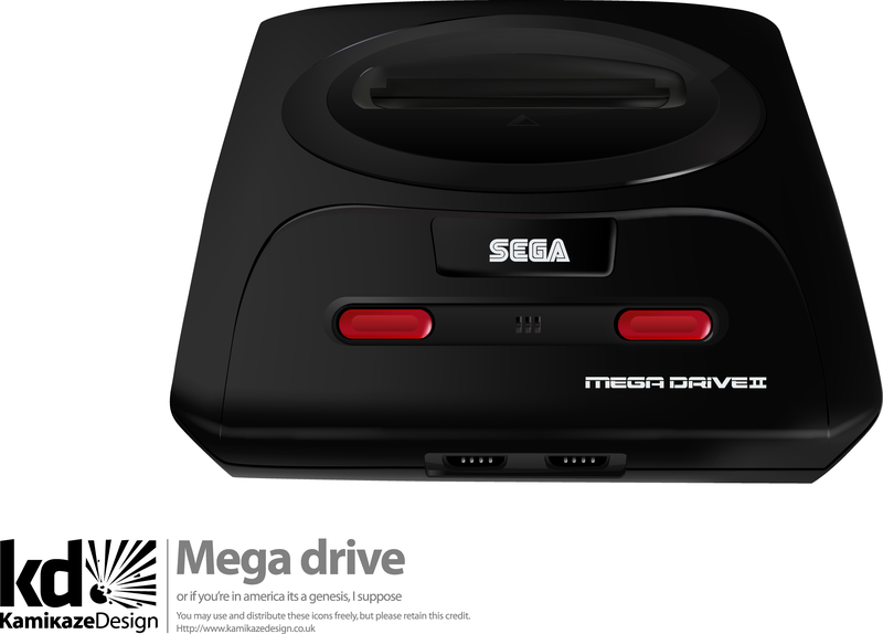 800x574 Sega Mega Drive Vector