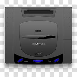 256x256 Sega Saturn V, Gray Sega Saturn Console Icon Transparent