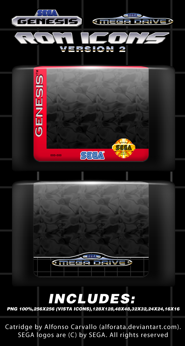600x1119 Sega Genesis Rom Icons