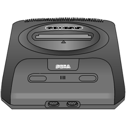 256x256 Sega Genesis Gray Icon Download All Console Icons Iconspedia