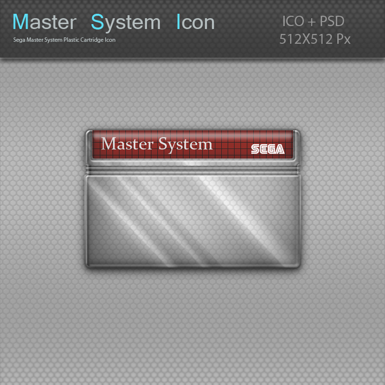 783x783 Master System Plastic Cartridge Icon
