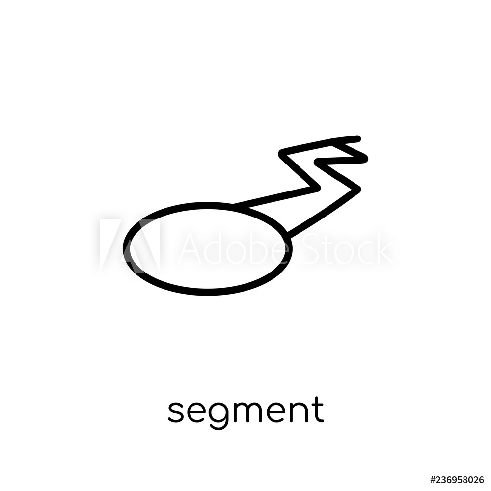 1000x1000 Photo Art Print Segment Icon From Geometry Collection Europosters