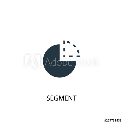 500x500 Segment Icon Simple Element Illustration Segment Concept Symbol