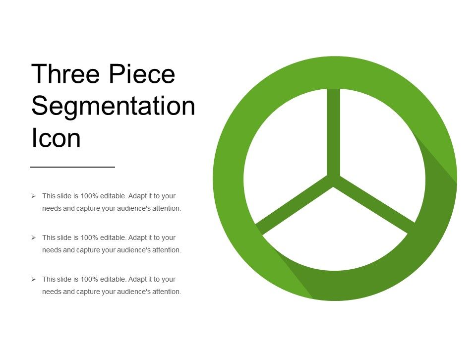 960x720 Three Piece Segmentation Icon Powerpoint Presentation Designs