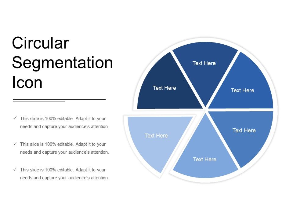 960x720 Circular Segmentation Icon Powerpoint Slide Templates Download