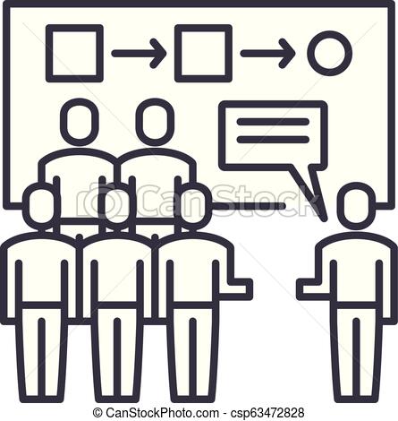 445x470 Customer Segmentation Line Icon Concept Customer Segmentation