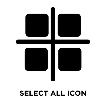 450x450 Select All Icon Vector Isolated On White Background, Logo Concept
